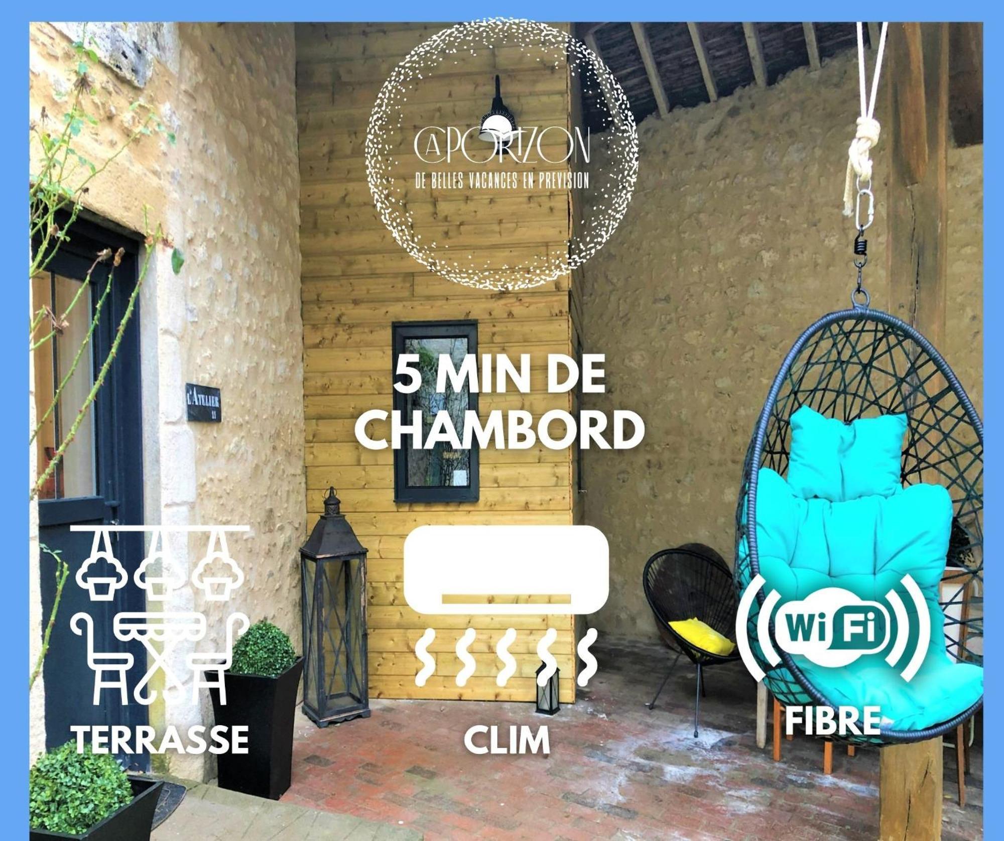 Caporizon-L'Atelier-Aux Portes Du Chateau De Chambord Saint-Claude-de-Diray Экстерьер фото